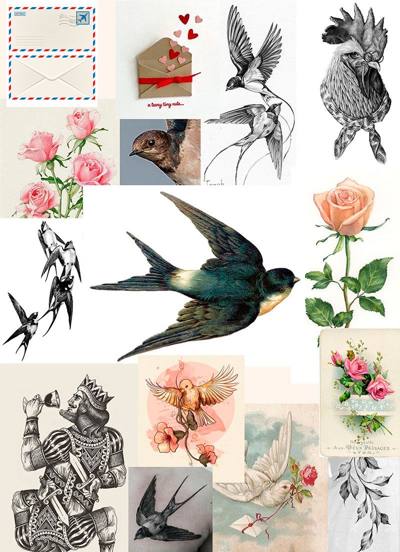 Kırlangıç - Bic kalemle yapılmış bir çizim 1