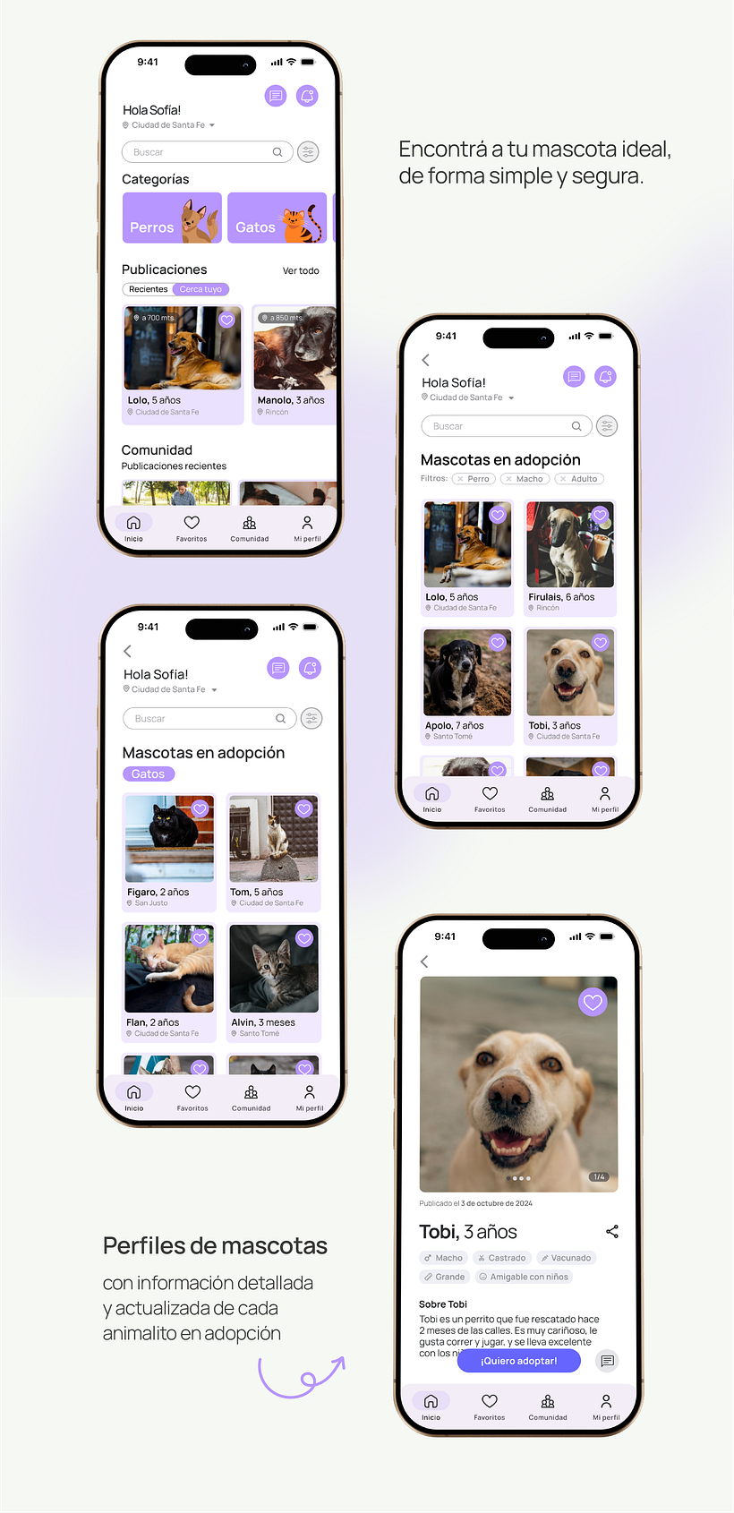 Proyecto Final - Introducción al diseño UX - Patitas Felices App 1