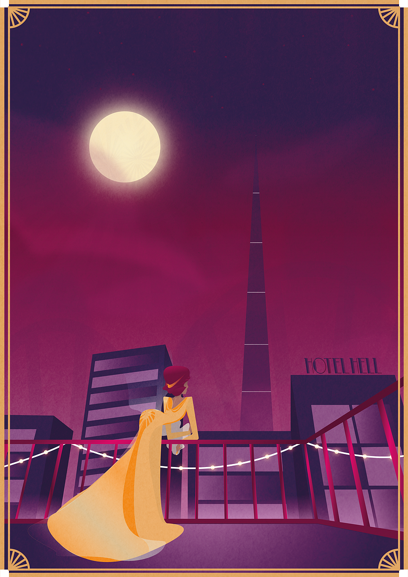 My project for course: Art Deco Style for Digital Illustration 1