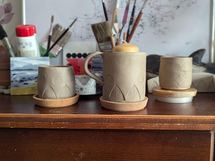 Textured hiking mugs 3