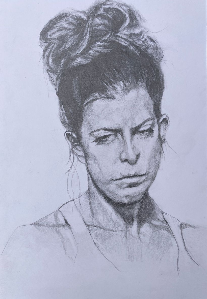 Graphite Drawing Techniques for Planar Portraiture 1