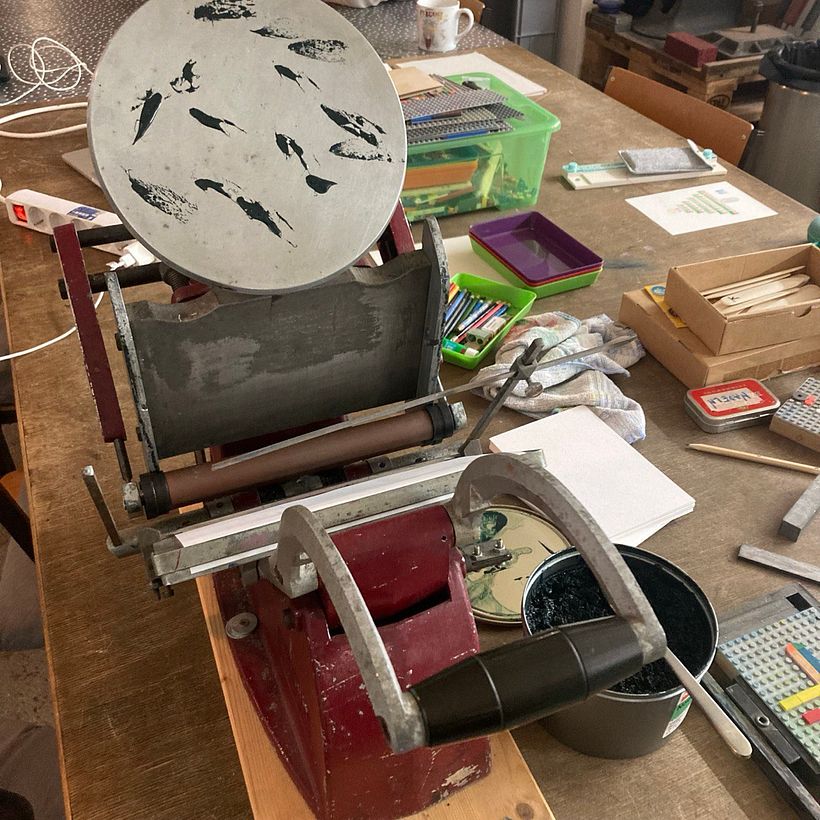 Legoprinted Christmascards 1