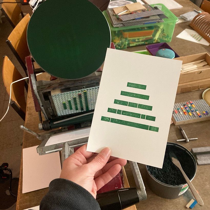 Legoprinted Christmascards 2