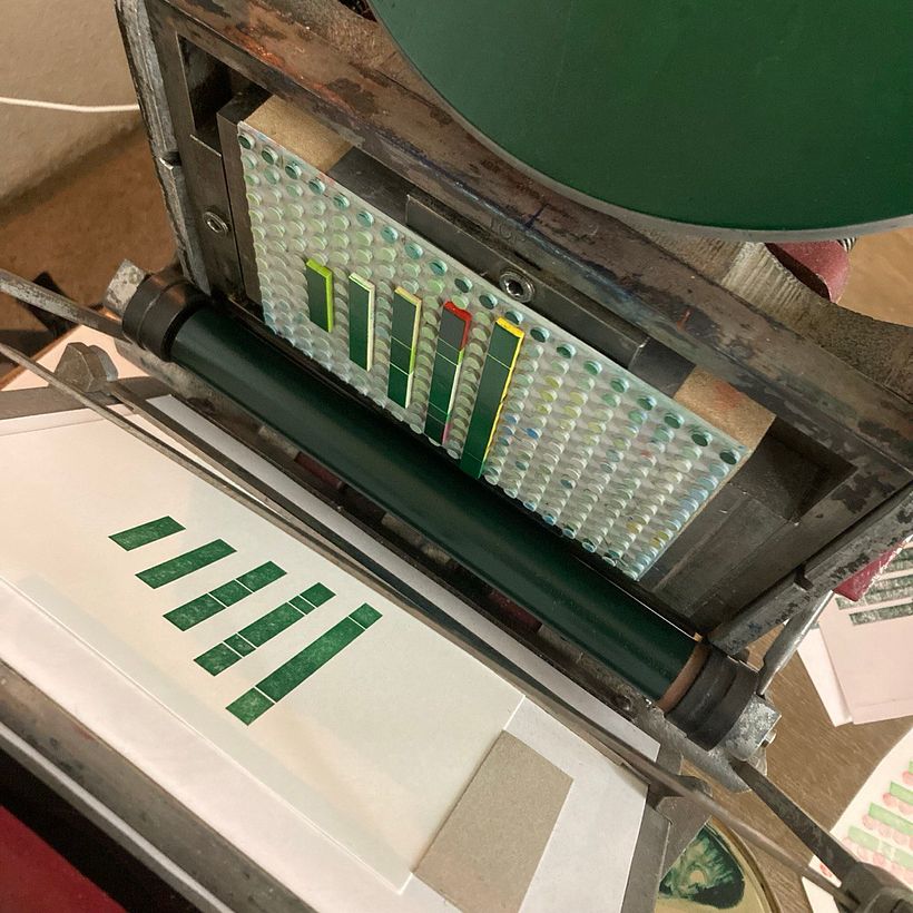 Legoprinted Christmascards 3