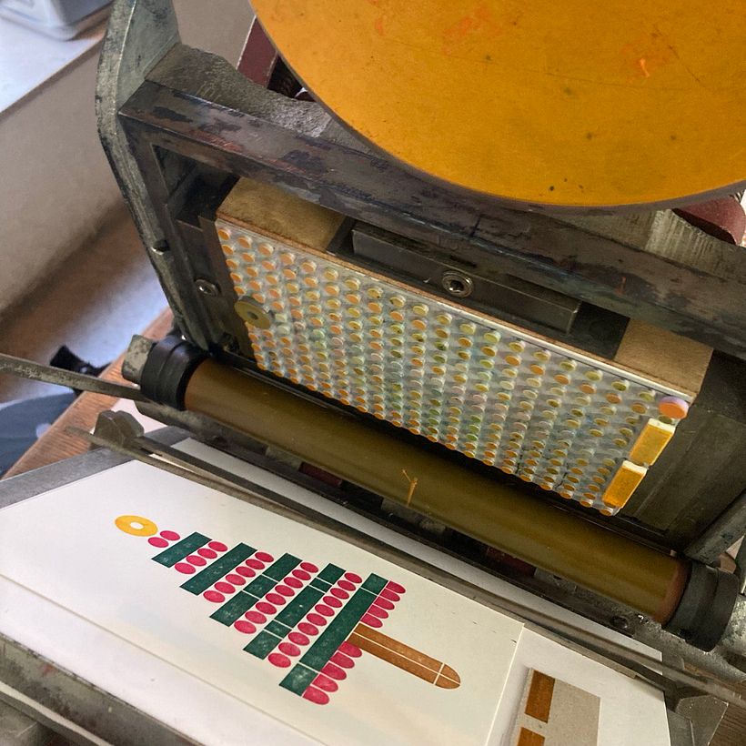 Legoprinted Christmascards 7