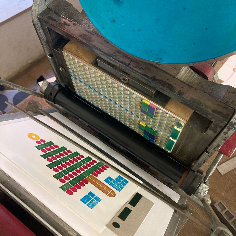 Legoprinted Christmascards 9