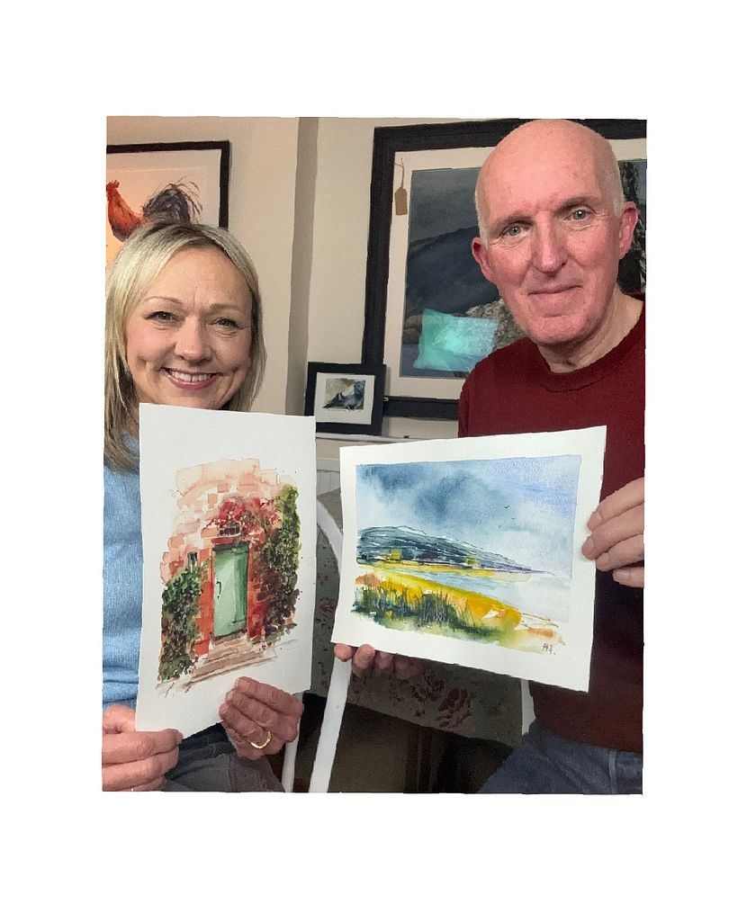 ✅ Free holiday painting project video tutorial! 2