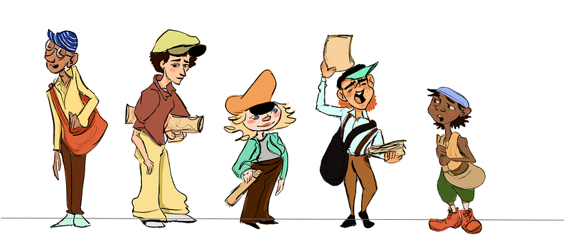Sketch with colour