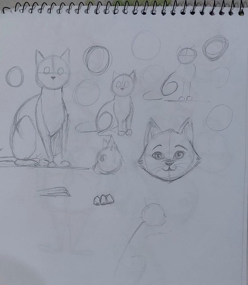 First day of drawing practice 7