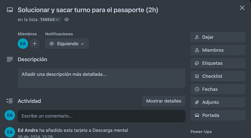 Mi proyecto del curso: Métodos de productividad: Autoorganización para creativos 3
