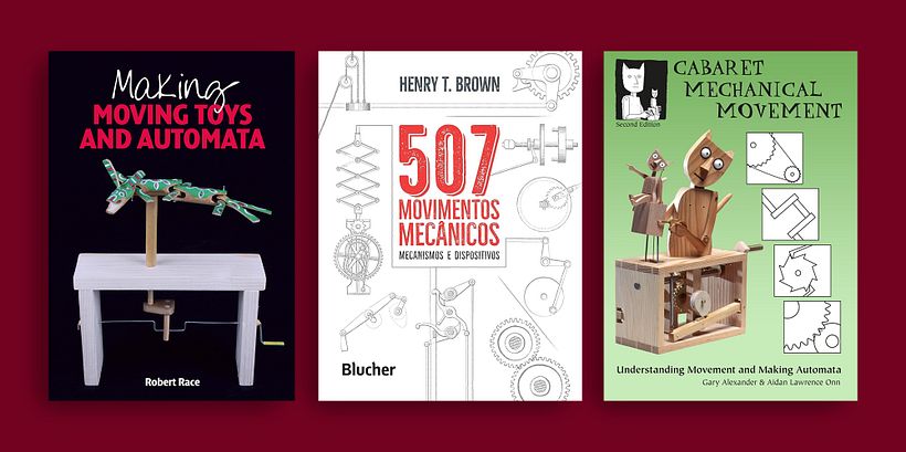 Fabricación de juguetes y autómatas móviles, 507 Movimientos Mecánicos: Mecanismos y Dispositivos y Movimiento mecánico de ca