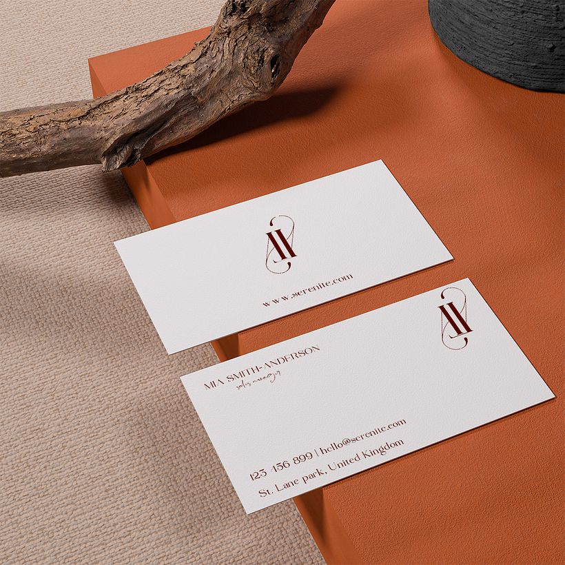 la SÉRÉNITÉ suits & accessories logo design 1