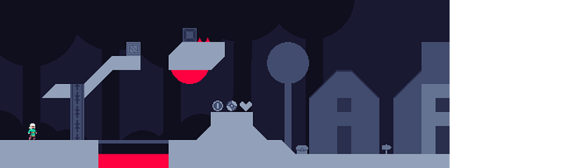 Diseño de escenario Pixelart 1