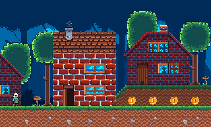 Diseño de escenario Pixelart 2