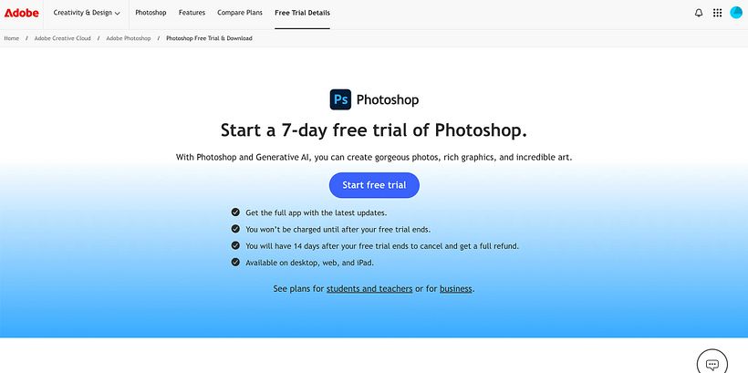 Adobe Photoshop Free Trial