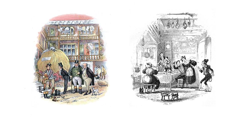 Ilustración de Charles Dickens