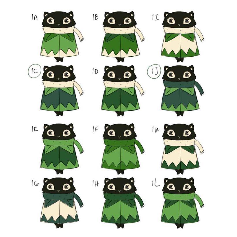 "Pq é natal" Character Design Sheet 2