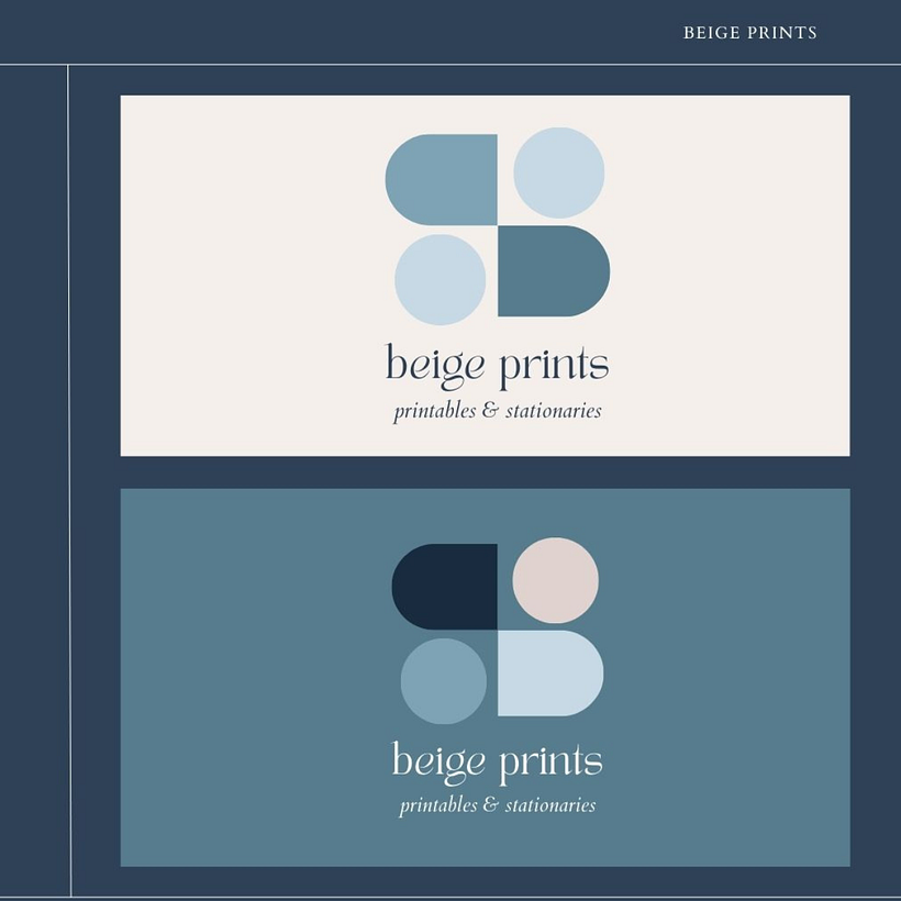 Brand Style Guide for - Beige Prints 1