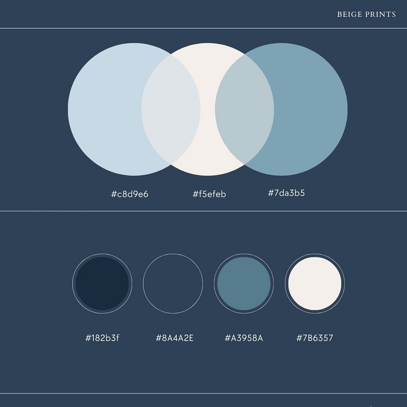 Brand Style Guide for - Beige Prints 1
