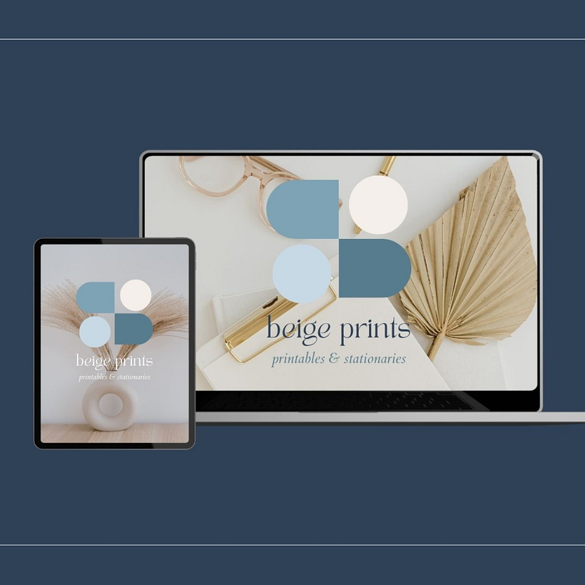 Brand Style Guide for - Beige Prints 2