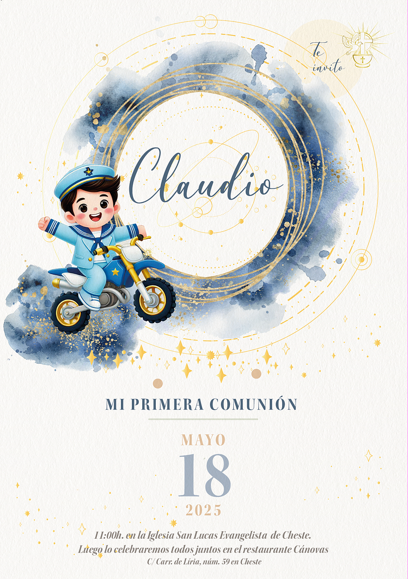 Invitación comunión 2