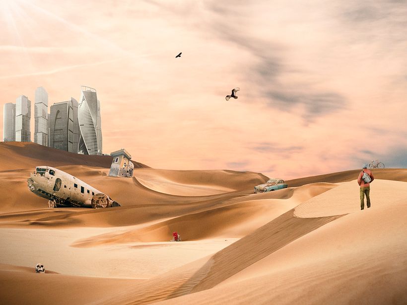 My project for course: Digital Collage in Photoshop: Composition and Visual Effects 3