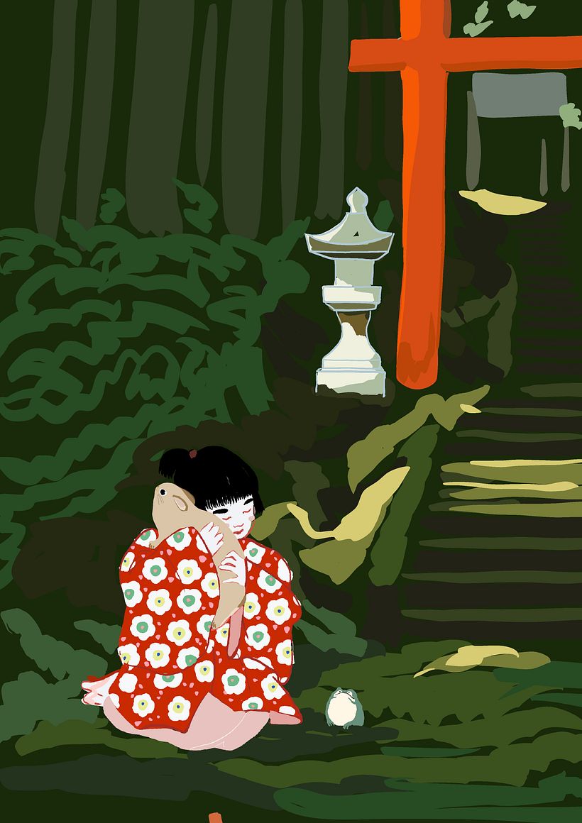 Meu projeto do curso: Introdução à tinta guache: viagem cromática ao Japão 14