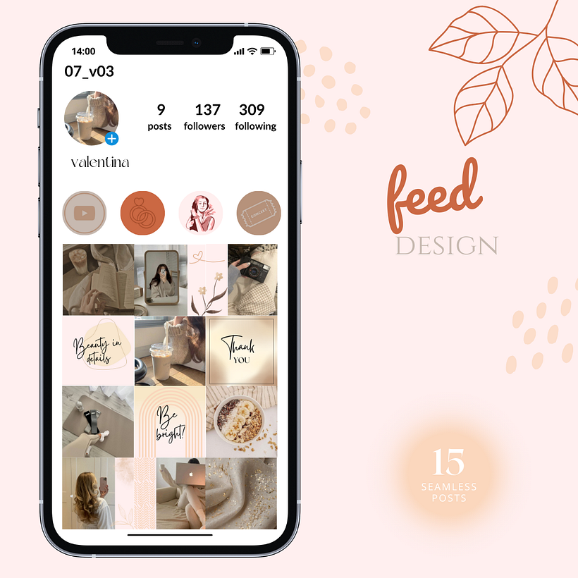 Diseño Para mi Feed de instagram 1