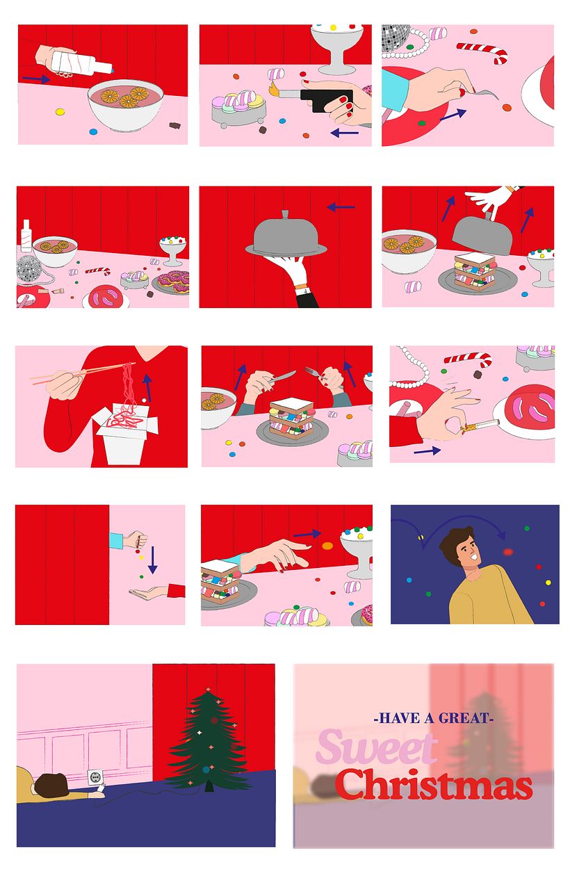 HAPPY SWEET CHRISTMAS  - PLAYFULL TAKE ON HOLIDAY EXCESS 1