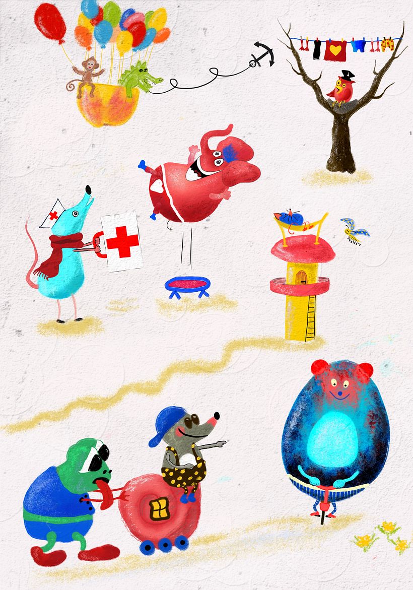 Mein Abschlussprojekt zur Figurenfabrik (kreative Charaktere für Kinder) 1