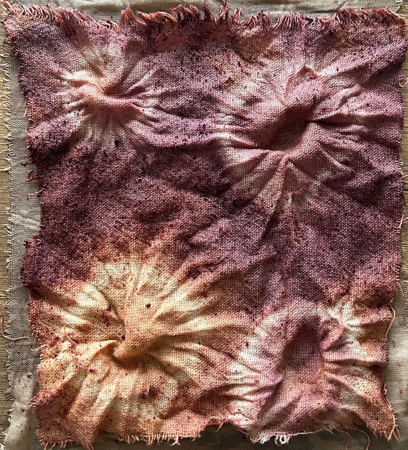 Shibori technique and Natural dyeing 1