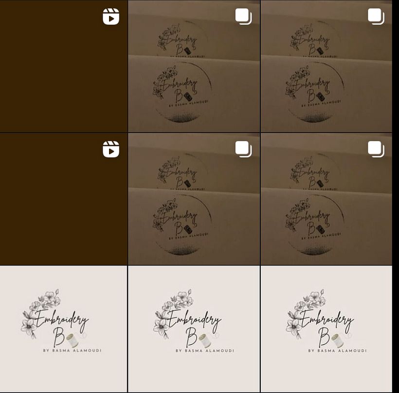 Showing my product embroidery kit  1