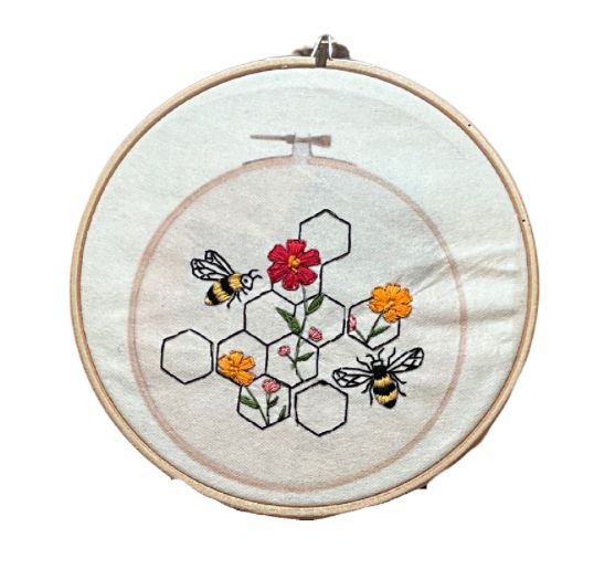 Showing my product embroidery kit  2