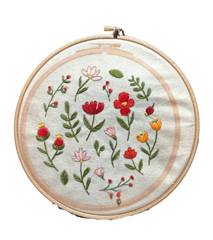Showing my product embroidery kit  6