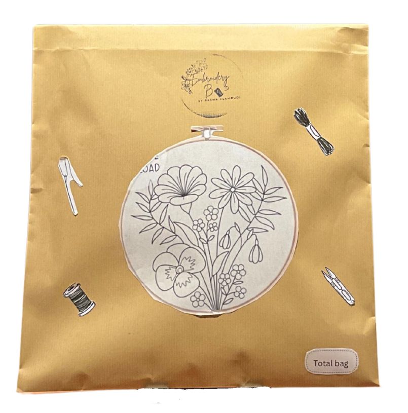 Showing my product embroidery kit  7