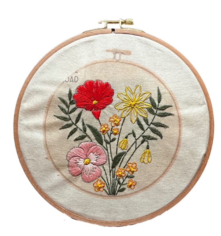 Showing my product embroidery kit  8
