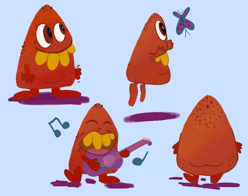 Het kleine oranje monster 1