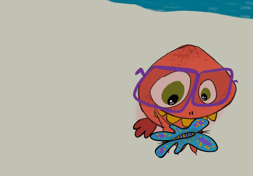 Het kleine oranje monster 1