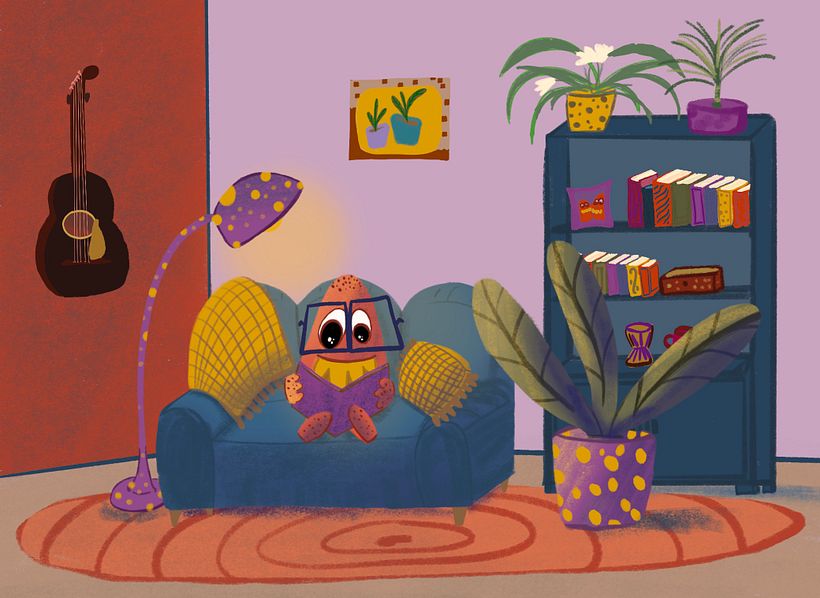 Het kleine oranje monster 1
