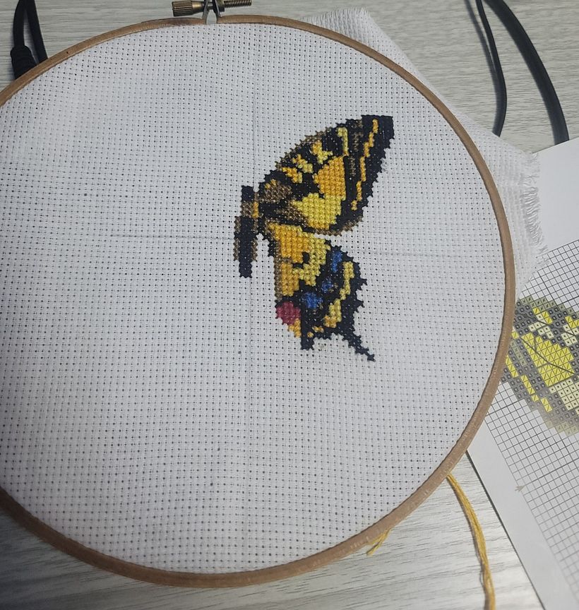 Proyecto final. Punto cruz moderno con efecto fotográfico. 1