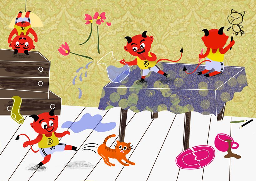 Mały diabełek szuka przyjaciela 1