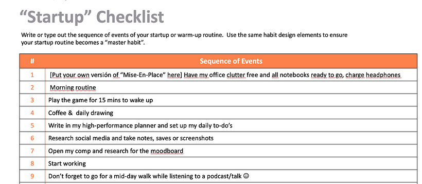 Personal Productivyt: My Creative Goal(s) 1