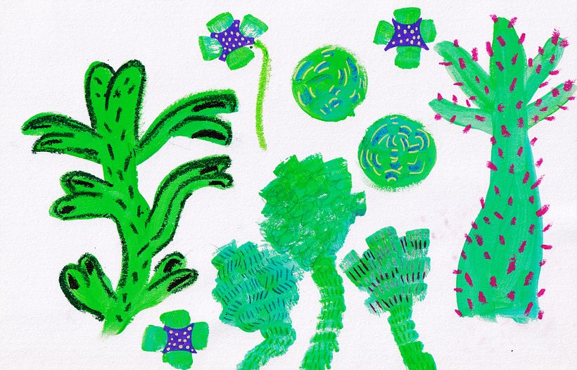 My project for the course: Expressive Mixed-Media Illustration: Find your creative flow 4