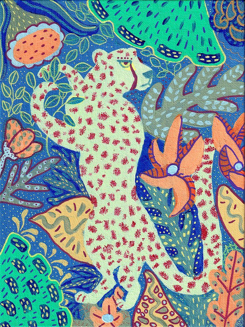 My project for the course: Expressive Mixed-Media Illustration: Find your creative flow 1