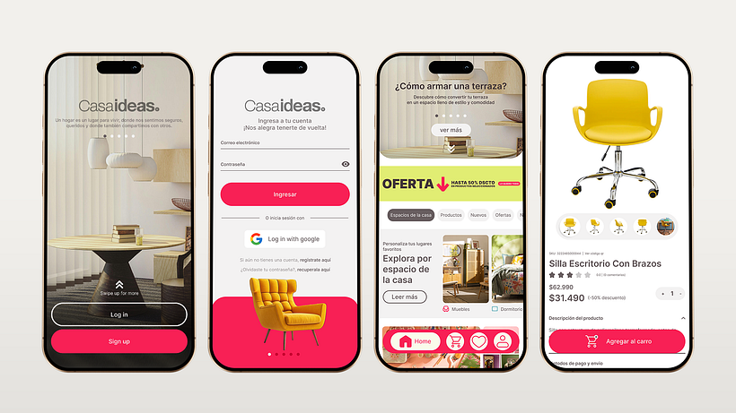 UI Design | Casaideas | Web Page 1