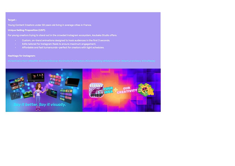 Ad Copywriting for ASUBAKA STUDIO 2