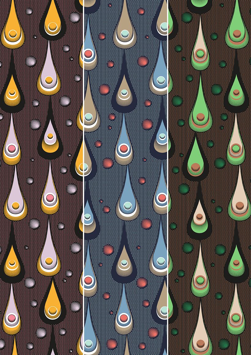 Ilustración, patrones de diseño textil Mitex Holland 8
