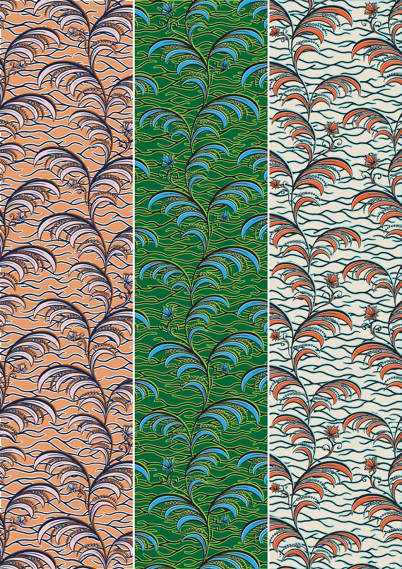 Ilustración, patrones de diseño textil Mitex Holland 11