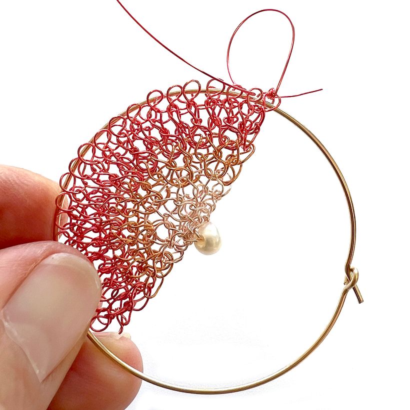 Lace Pearl Earrings 2