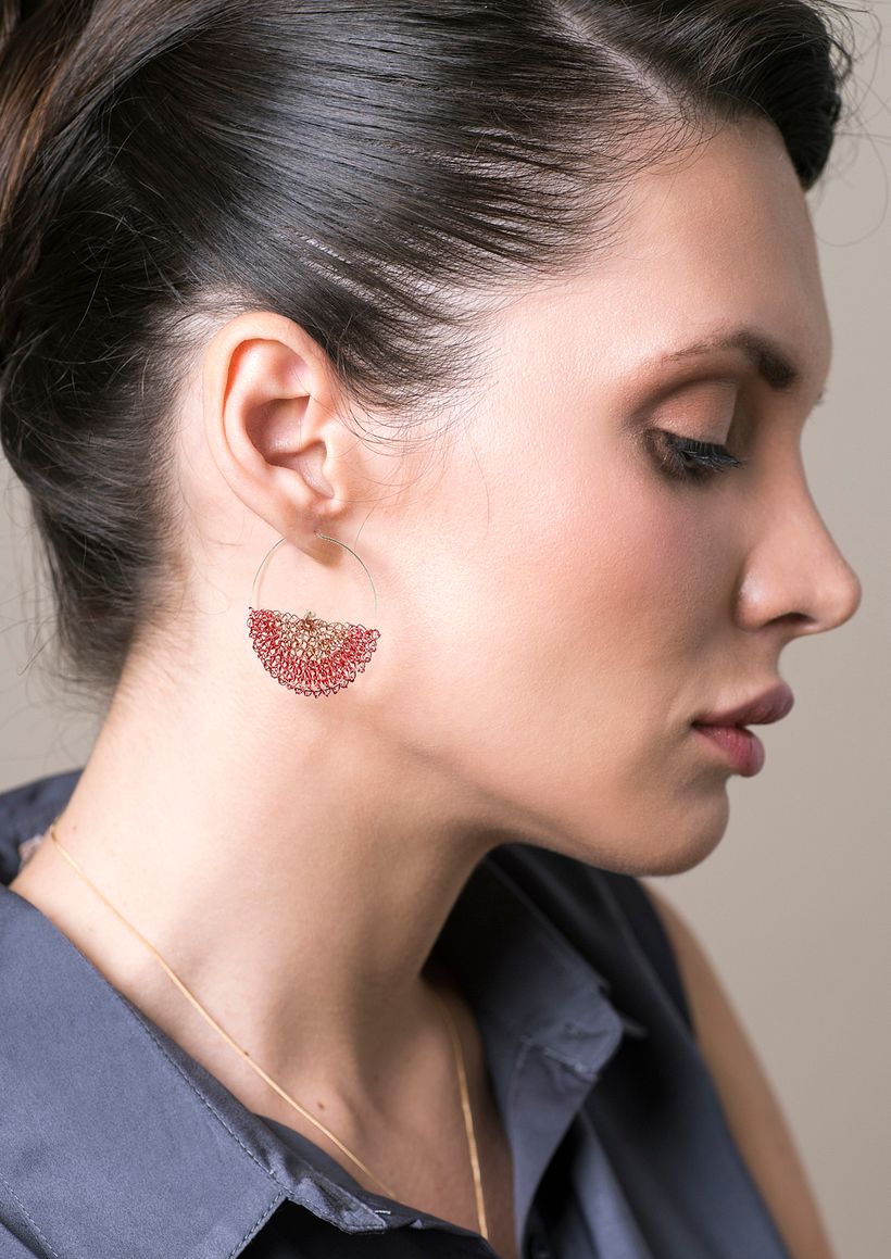 Lace Pearl Earrings 3